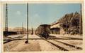 SEVERAC le CHATEAU (Aveyron) - La gare et le train.