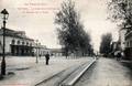 41 - CASTRES (Tarn) - La Gare, cour extérieure et Entrée de la Ville.