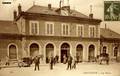 ISSOUDUN (Indre) - La cour de la Gare - Editeur : P.P.