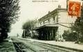 SURY le COMTAL (Loire) - Intérieur de la gare - Editeur : A.B. et C. à Lyon.