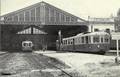 TOULON (Var) - Les autorails sous la marquise de la gare du Sud-France en Avril 1936.