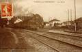 Voici une série de cartes postales anciennes de la commune de Virieu-sur-Bourbre dans l'Isère (38).

VIRIEU sur BOURBRE (Isère) - La Gare et le Train - Editeur : Manonie et Chabert à Panissage.