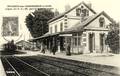 NOGENT sur VERNISSON (Loiret) - La gare et le train - Ligne du P.L.M. par le Bourbonnais.