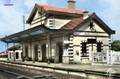 BOUGIVAL - LA CELLE SAINT-CLOUD (S. et O.) - La gare vers 1955.