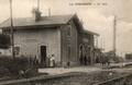LA PORCHERIE (Haute-Vienne) - La Gare.