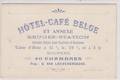 Bruges. Hotel Café-Belge et annexe Bruges-Station.