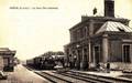 BREVAL (S. et O.) - La gare et le train.