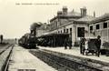 GUINGAMP - L'Arrivée du Rapide en Gare - Collection : Villard à Quimper n°2525.