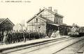 13 - AIRE sur la LYS (Pas-de-Calais) - La gare et le train - Editeur : ELD.