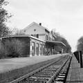 153066, Gezicht op de perronzijde van het N.S.-station Delden te Delden., Nederlandse Spoorwegen, fotograaf