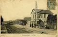 BESSANCOURT (Seine et Oise) - Vue intérieure de la gare - Arrivée d'un train - Editeur : Legay.