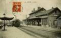 ANICHE (Nord) - La gare et le train - Editeur : Delsart.