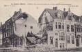 Ieper, Ypres, un coin de la place de la Gare apres le bombardement (pk34632)