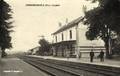 CHENONCEAUX (Indre et Loire) - Vue intérieure de la gare - CARTE-PHOTO.