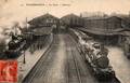 14 - HAZEBROUCK (Nord) - La Gare et les Trains (1909).