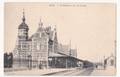 Halle: Intérieur de la Gare.(avec Train)