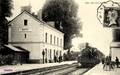 1982 - MAYET (Sarthe) - La gare et le train.
