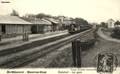 MONTREUX-VIEUX (Haut-Rhin) - La gare et le train.
