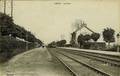 LIMAY (Seine et Oise) - Vue intérieure de la gare - Arrivée d'un train - Editeur : L.S.