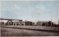 FOLLIGNY (Manche) - Vue intérieure de la Gare provisoire (1920).