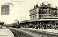SERQUIGNY (Eure) - La gare et le train - Collection : Walter à Bernay.
