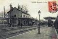 THIVIERS (Dordogne) - Vue intérieure de la gare.