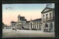 AK Namur, La Gare, Blick auf den Bahnhof