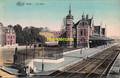 CPA HAL HALLE LA GARE DE STATIE