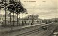 165007, Gezicht op de perronzijde van het S.S.-station Valkenburg te Valkenburg.