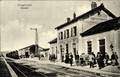 GUIGNICOURT (Aisne) - L' ancienne Gare - Arrivée d'un Train.