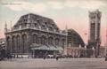 Ostende Station Belgium Old Railway Postcard