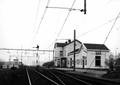 150018, Gezicht op het  N.S.-station Akkrum te Akkrum., Nederlandse Spoorwegen, fotograaf