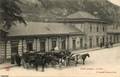FOIX (Ariège) - La cour de la gare - Editeur : F. Dauphin.