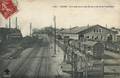 TOURS (I.-et-L.) - Vue intérieure des Gares prise de la Passerelle - Editeurs : CCCC et MTIL n°238.