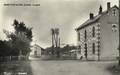 SAINT-CYR en VAL (Loiret) - La cour de la Gare vers 1955.