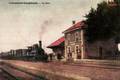 COLOMIERS-LASPLANES (Haute-Garonne) - Vue intérieure de la gare - Arrivée d'un train.