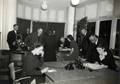172173, Afbeelding van het inlichtingenbureau in het N.S.-station Nijmegen te Nijmegen., Gelderland, Foto Persbureau, fotograaf