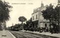 SENNECEY le GRAND (S.-et-L.) - La Gare et l'arrivée du train - Editeur : Famy.