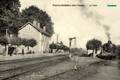 PIERRE-BUFFIERE (Haute-Vienne) - La Gare et le Train.