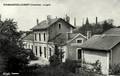ROUMAZIERES-LOUBERT (Charente) - La cour de la gare vers 1955.