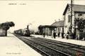GROSLAY (Seine et Oise) - La Gare - Arrivée d'un train.