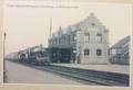 Kortenberg La gare avec train impérial allemand à Cortenberg 23 octobre 1910 (Reproduction - Photo)