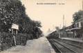 SAINT-LEU d'ESSERENT (Oise) - La Gare et le Train.