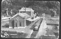 Middelburg Miniatuur Walcheren Station Trein z/w