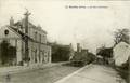 740 - REUILLY (Indre) - La gare intérieure et le train - Editeur : A.A. à Bourges.