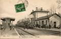 13 - DOURDAN (Seine et Oise) - La Gare et le train - Editeur : Pierre.