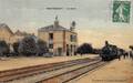 NONANCOURT (Eure) - La Gare et le Train.