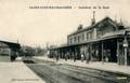 SAINT-JUST en CHAUSSEE (Oise) - Intérieur de la Gare.