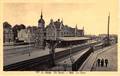 CPA HALLE DE STATIE HAL LA GARE