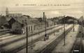 435 - CHATEAUROUX (Indre) - La gare P.O. vue de la passerelle - Editeur : "Au Bélier".